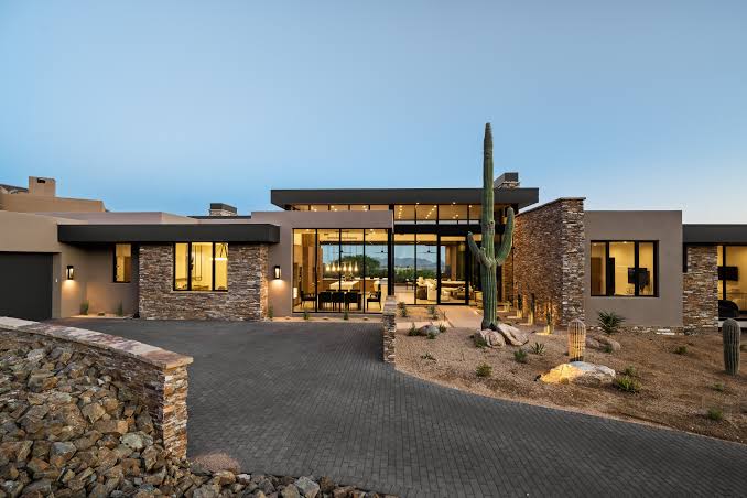 Luxury custom home building